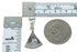 Turquoise Inlay Sterling Silver Pendant MX63169